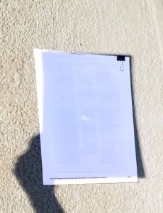 SolarEclipseReflectiononpaper