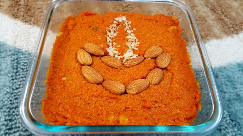 Gajar-Carrot Halwa Indian Dessert Diwali